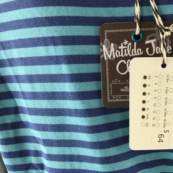 Matilda Jane Striped Dress Womens Small NWT - Picture 7 of 8